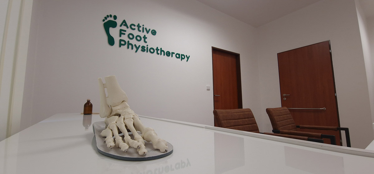 Ordinační místnost Active Foot Physiotherapy